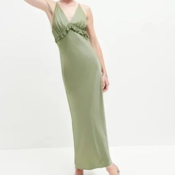 Reformation Madrigal Satin Maxi Dress - Picture 1 of 9